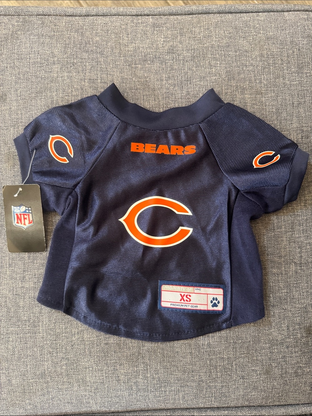 NFL Chicago Bears Navy and Orange Pet/Kids Jersey